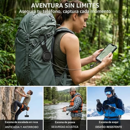 Cordón antirrobo que sujeta tu celular