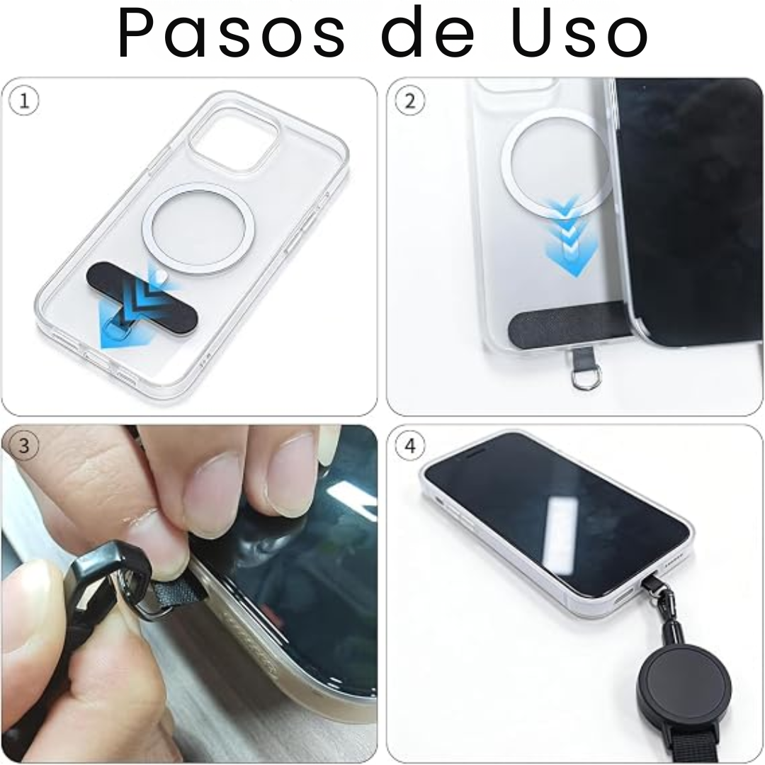 Cordón antirrobo que sujeta tu celular